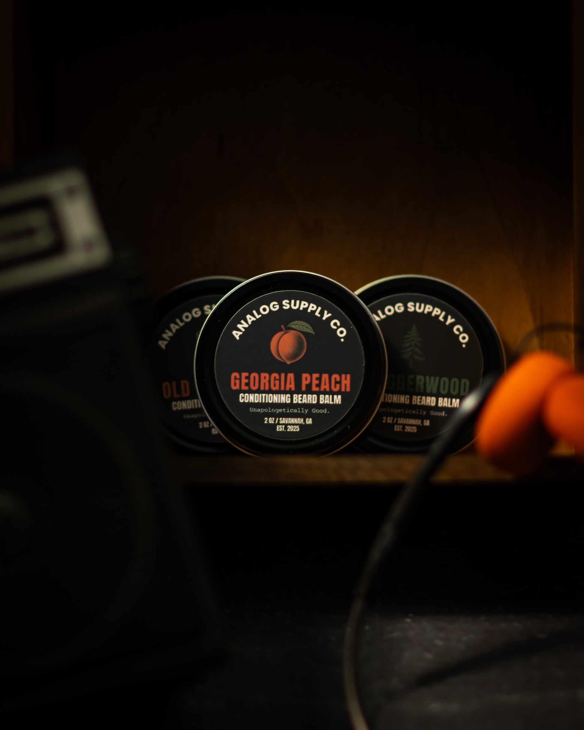 Georgia Peach Beard Balm | 2oz | Analog Supply Co. | All natural ingredients