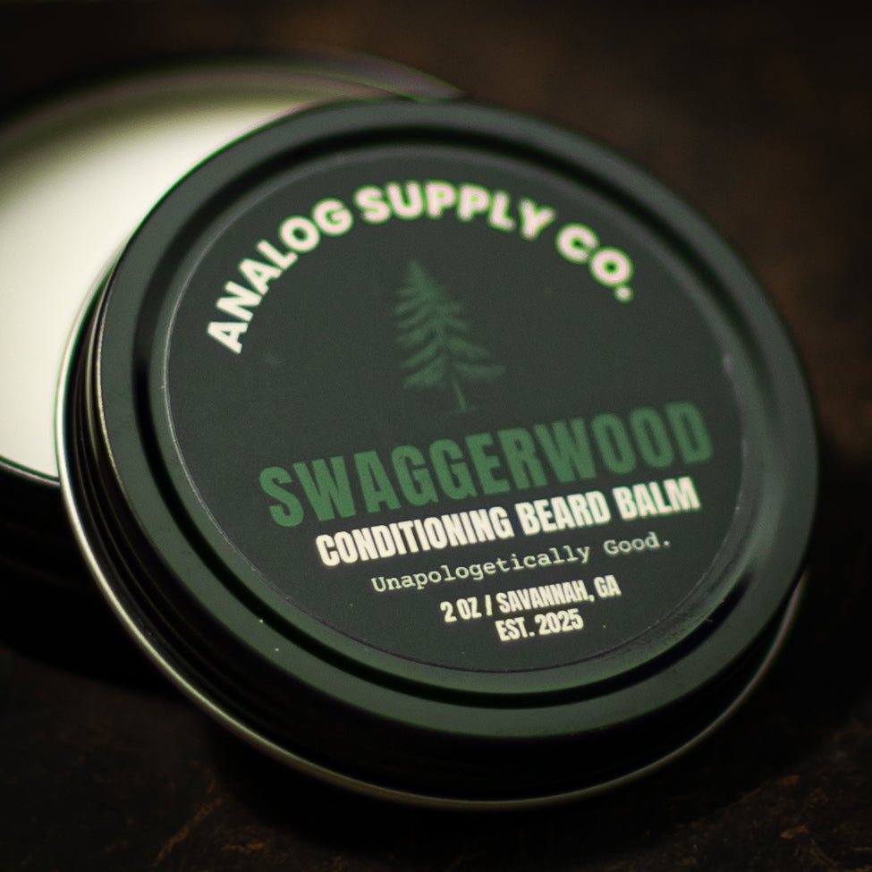 Swaggerwood Beard Balm | 2oz | Analog Supply Co. | All natural ingredients