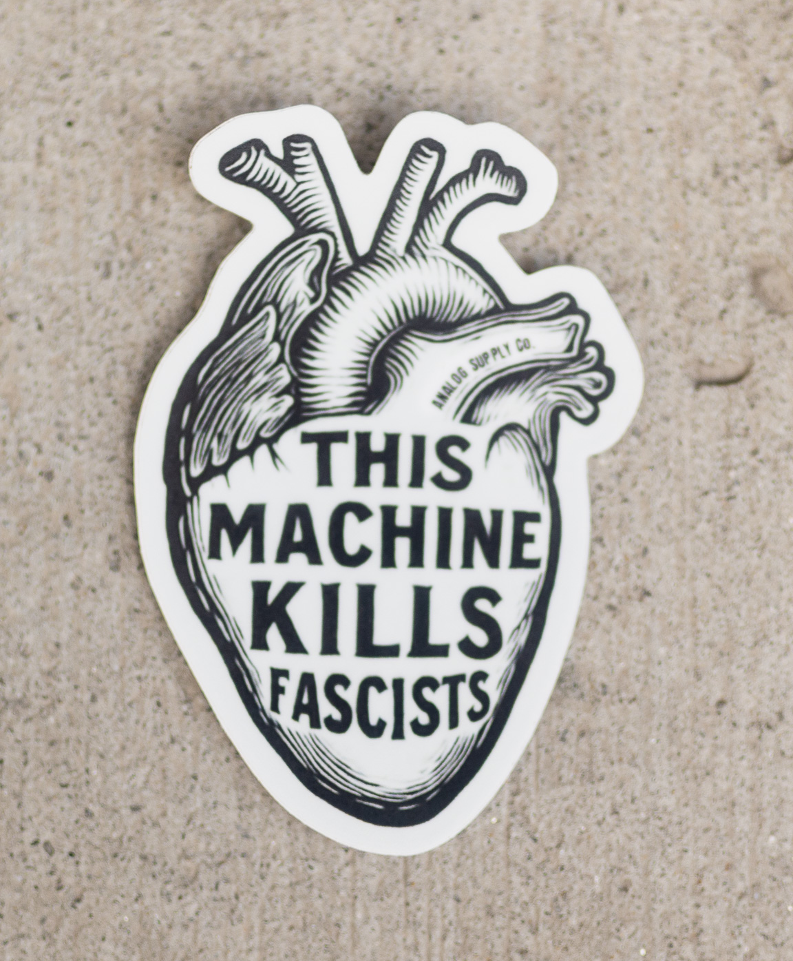 Analog Heart Sticker