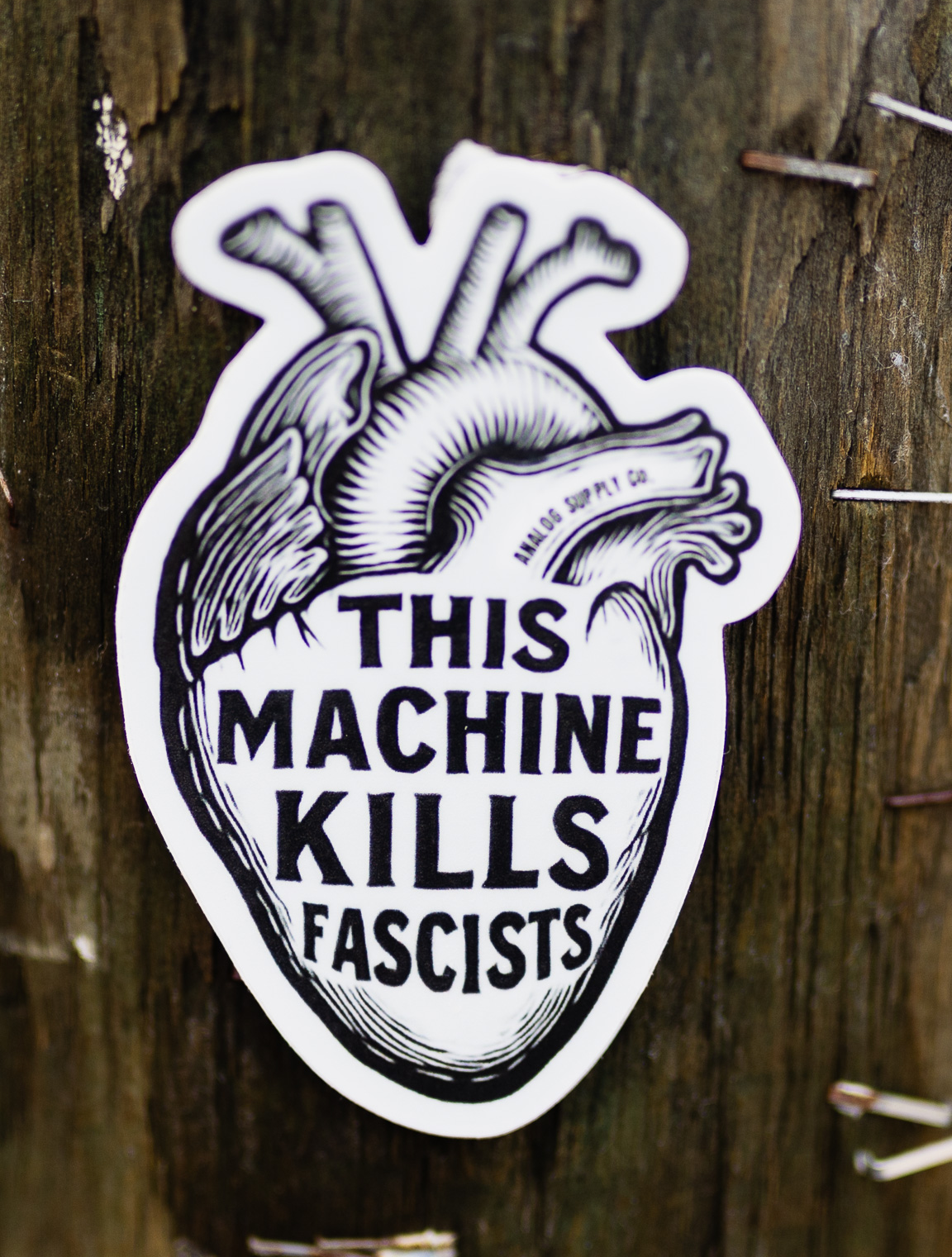 Analog Heart Sticker