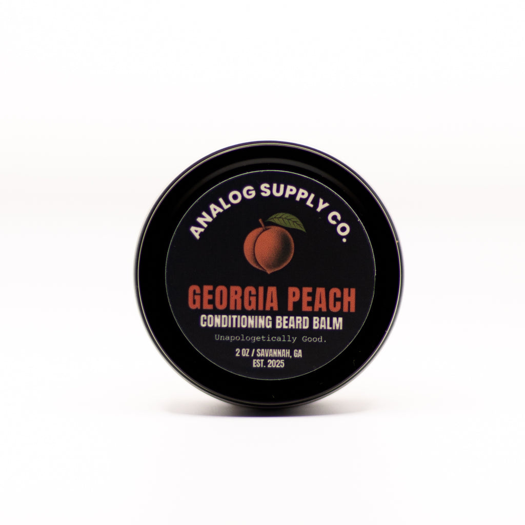 Georgia Peach Beard Balm | 2oz | Analog Supply Co. | All natural ingredients