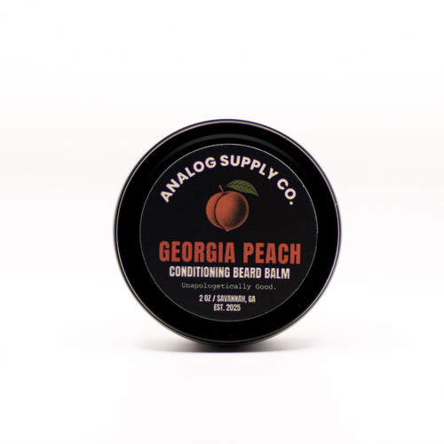 Georgia Peach Beard Balm | 2oz | Analog Supply Co. | All natural ingredients